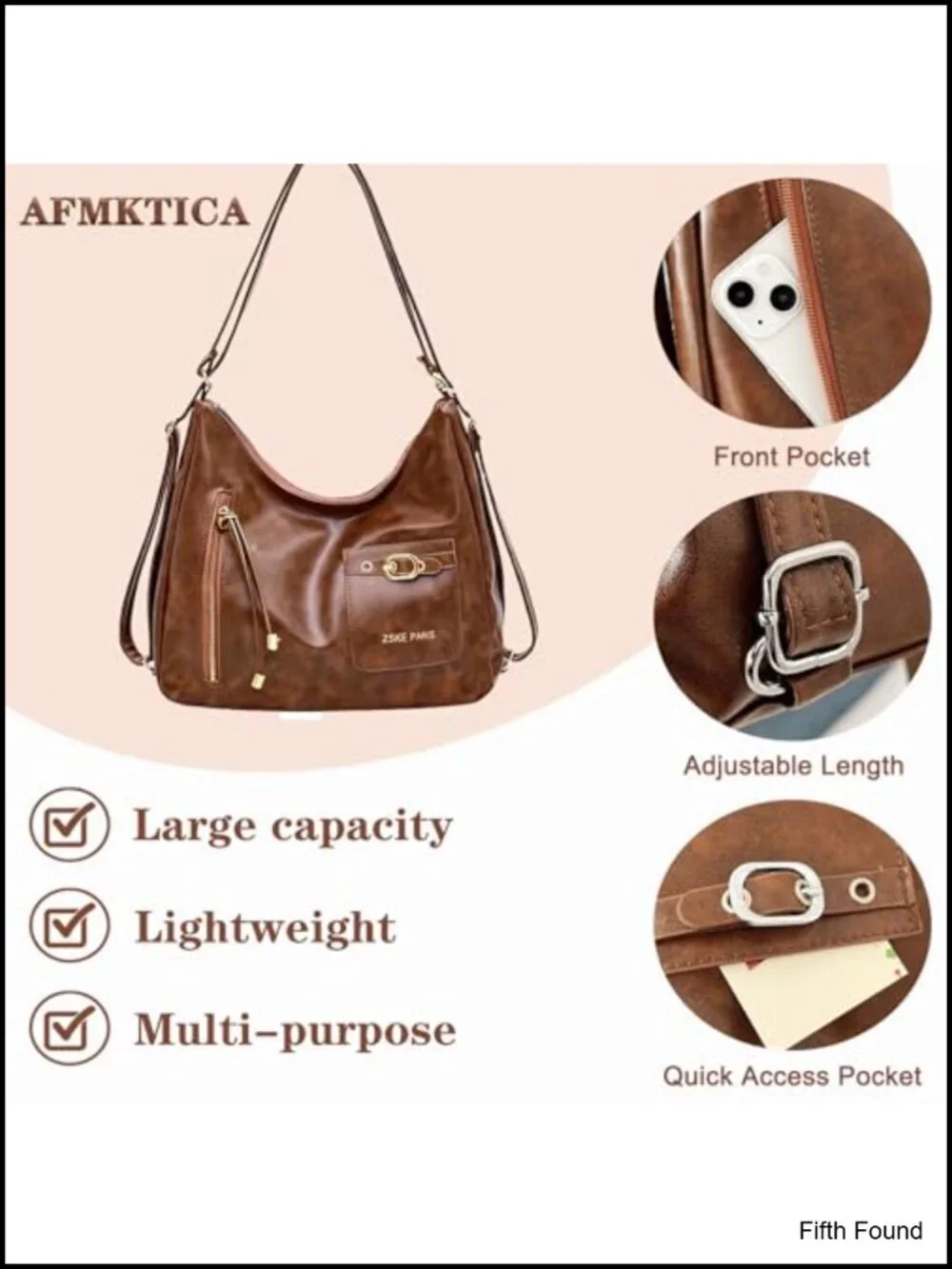 Faux Leather Hobo Shoulder Bag Punk Y2K Clutch Purse for Women